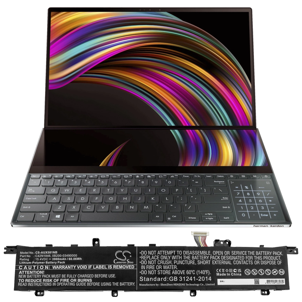 Batteria notebook Asus ZenBook Pro Duo UX581GV-XH77T (CS-AUX581NB)