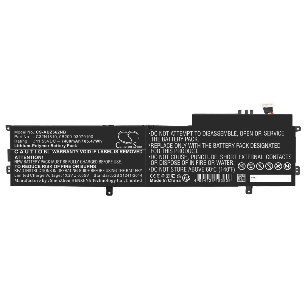 Batterie Sostituisce 0B200-03070100