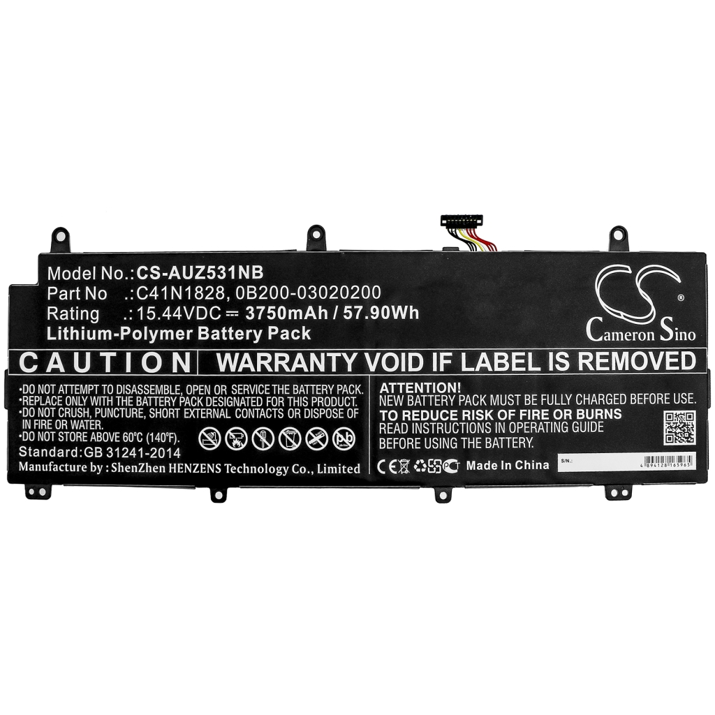 Batterie Sostituisce 0B200-03020200