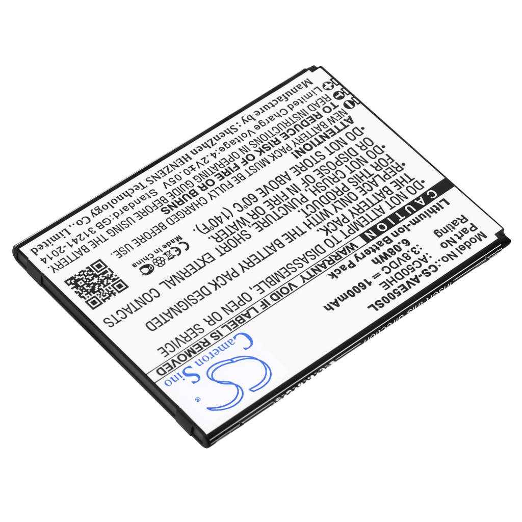 Batteria del telefono cellulare Archos A50D Helium (CS-AVE500SL)