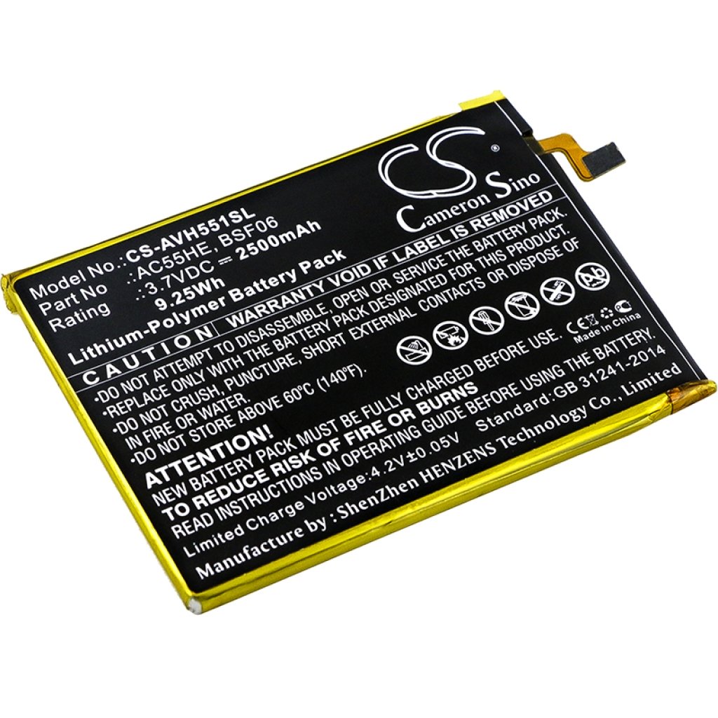 Batterie Sostituisce AC55HE
