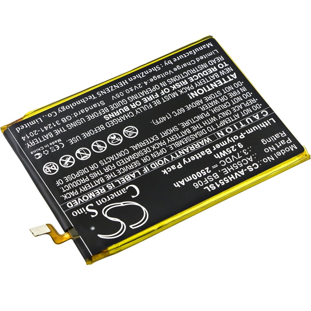 Batterie Sostituisce AC55HE