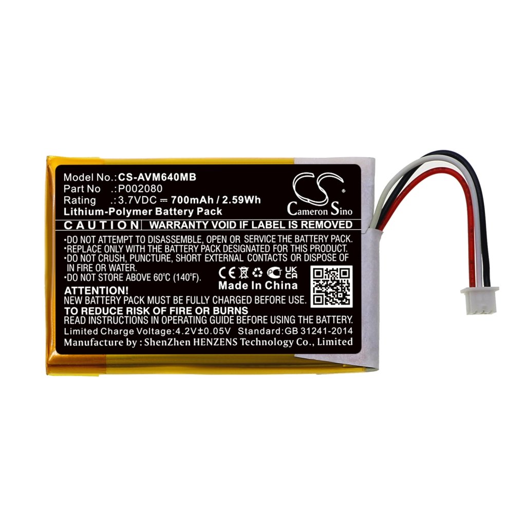 Batterie Batteria del telefono cellulare CS-AVM640MB