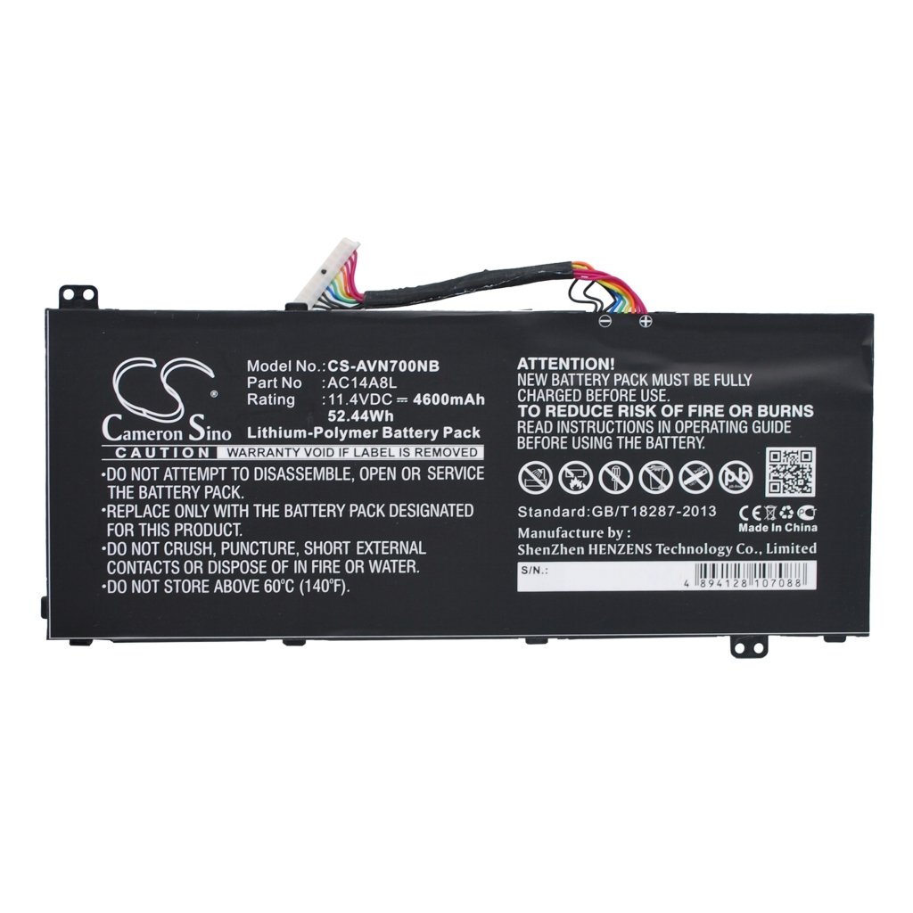 Batterie Sostituisce KT.0030G.001