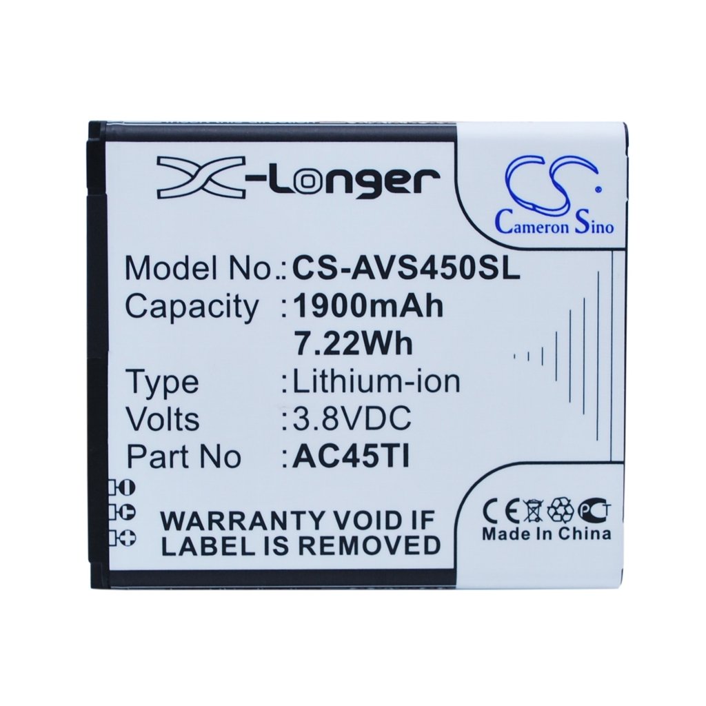 Batterie Batteria del telefono cellulare CS-AVS450SL