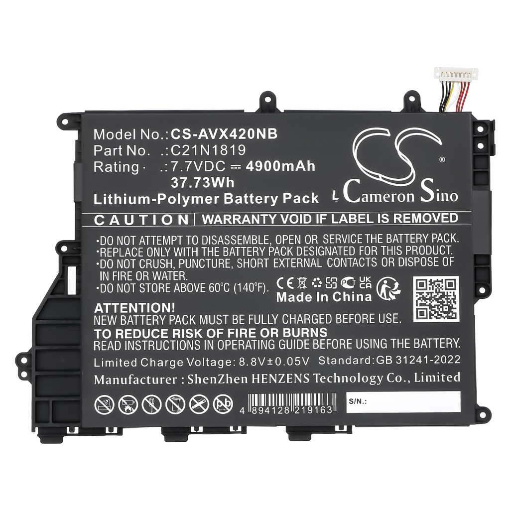 Battery Replaces C21N1819