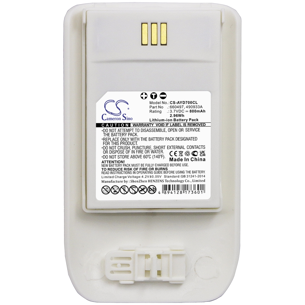 Sostituzione della batteria compatibile per ASCOM 490933A,660497