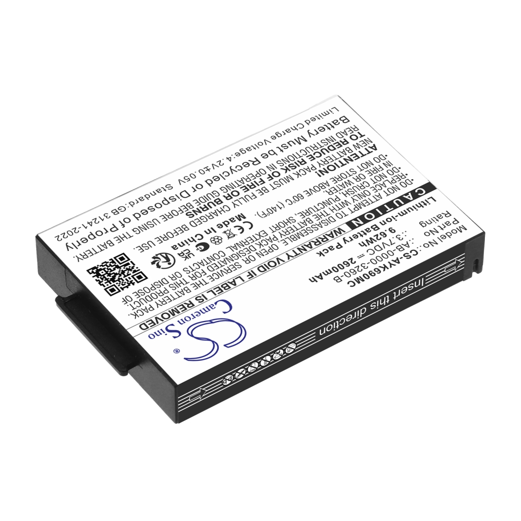 Batterie compatibile con Aselsan YK6900 YK6900 CS-AYK690MC