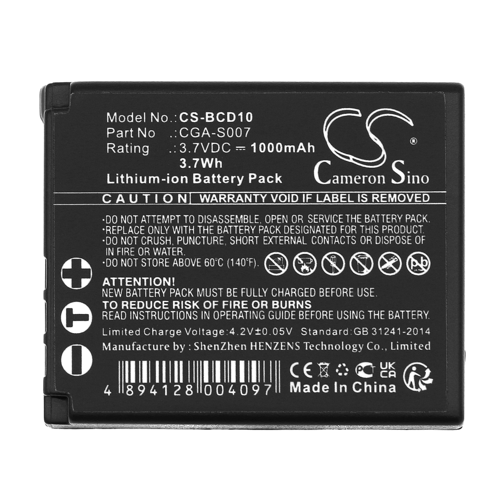 Camera Battery Panasonic Lumix DMC-TZ1EG-A