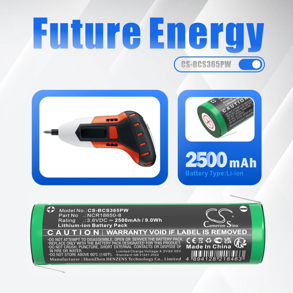 Batteria industriale Black & decker CS-BCS365PW