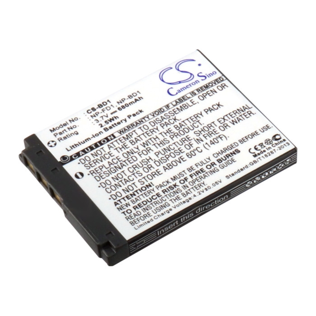 Batterie Sostituisce NP-BD1