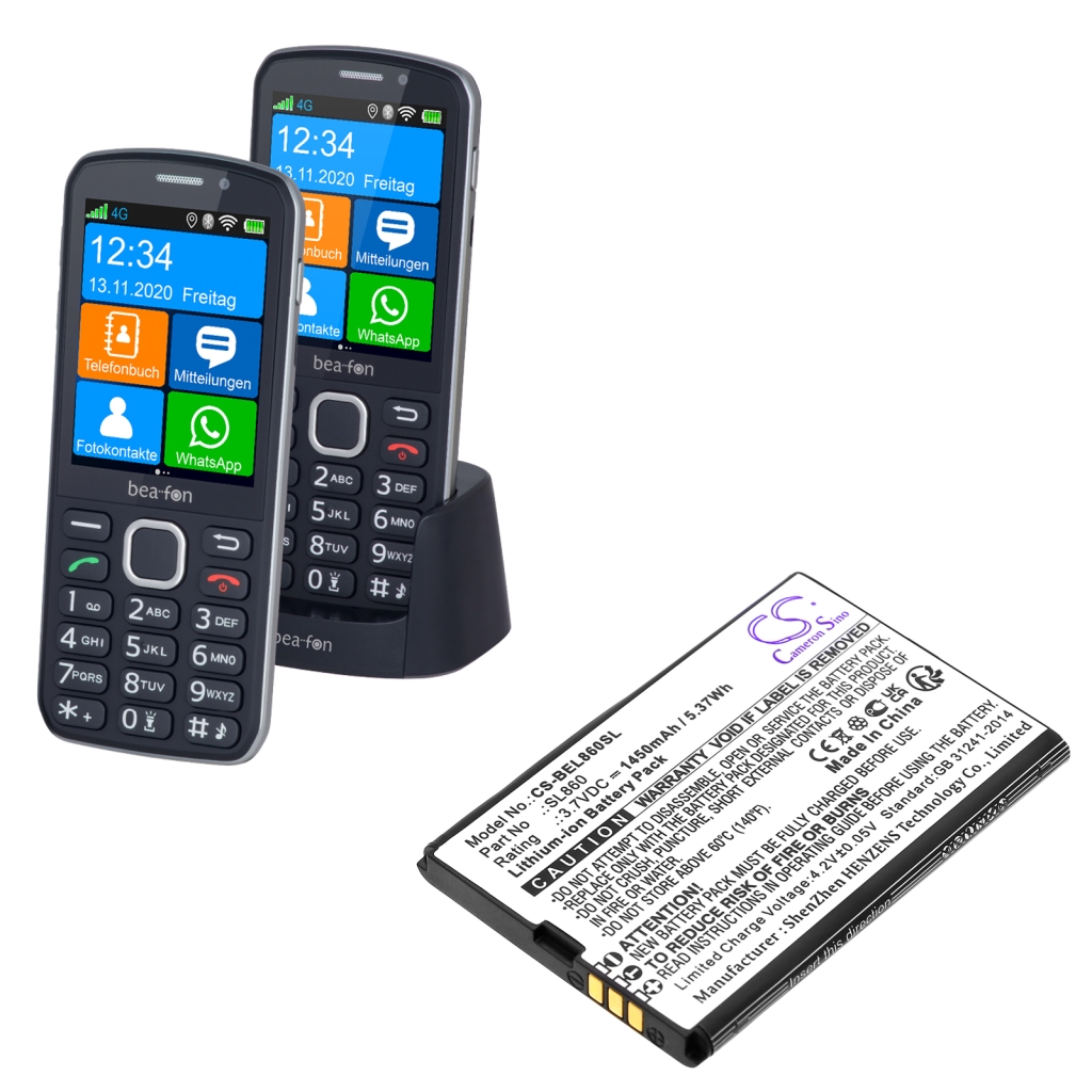 Sostituzione della batteria compatibile per Bea-fon SL860