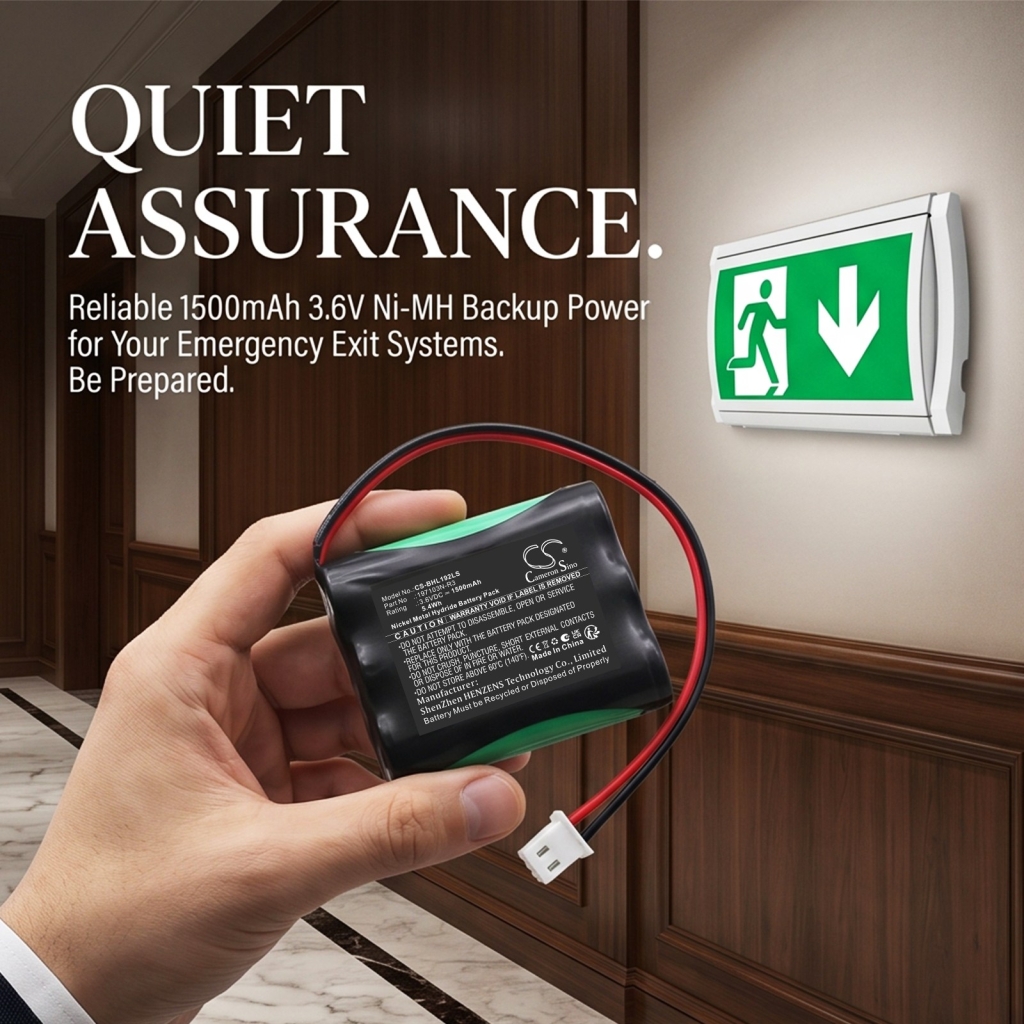Battery compatible with Beghelli CS-BHL192LS