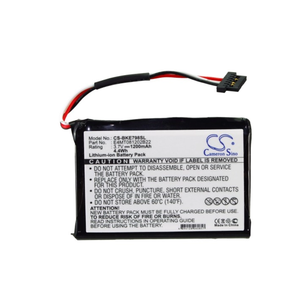 Batteria GPS, navigatore Becker Traffic Assist Highspeed II 7988 (CS-BKE798SL)