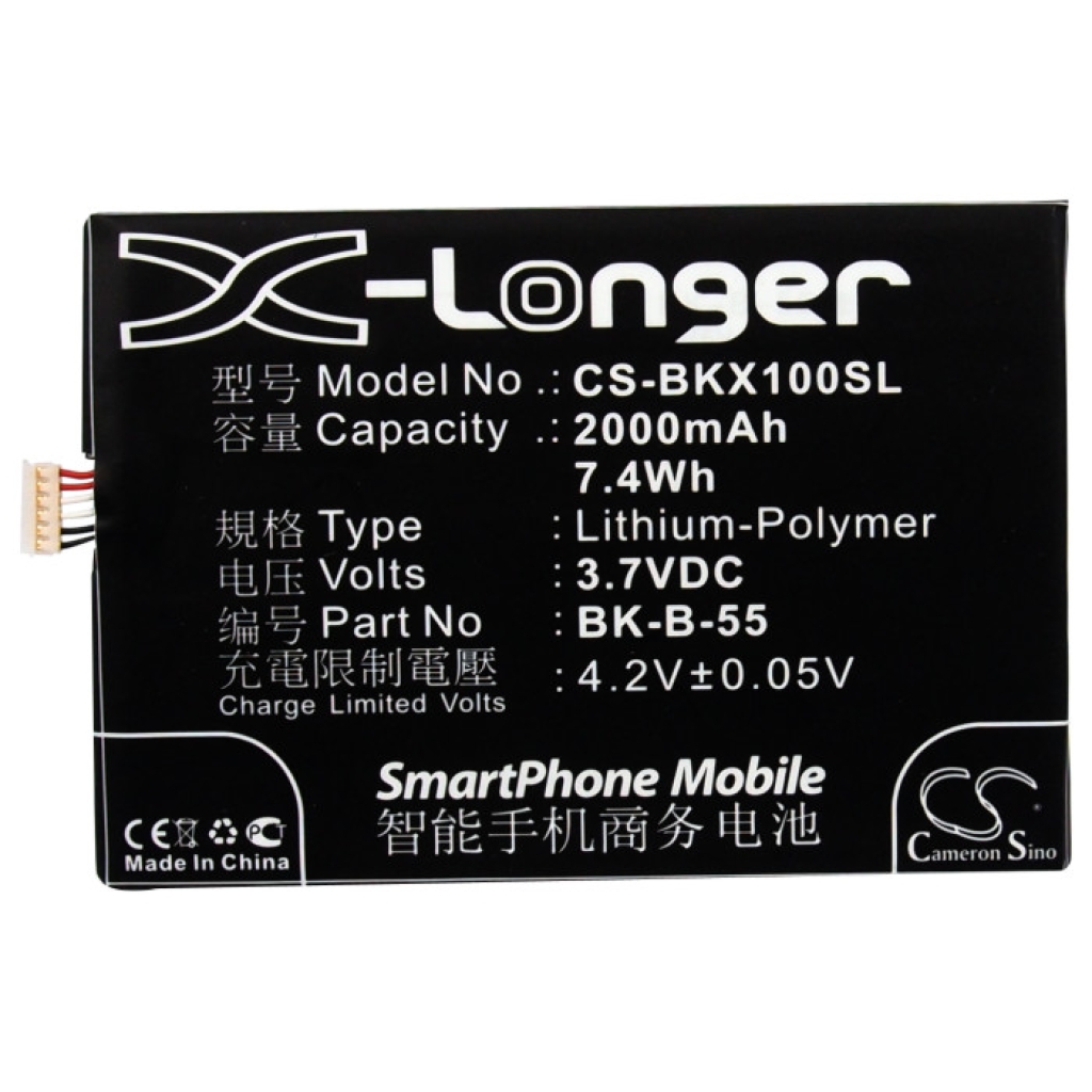Batteria compatibile con BBK CS-BKX100SL