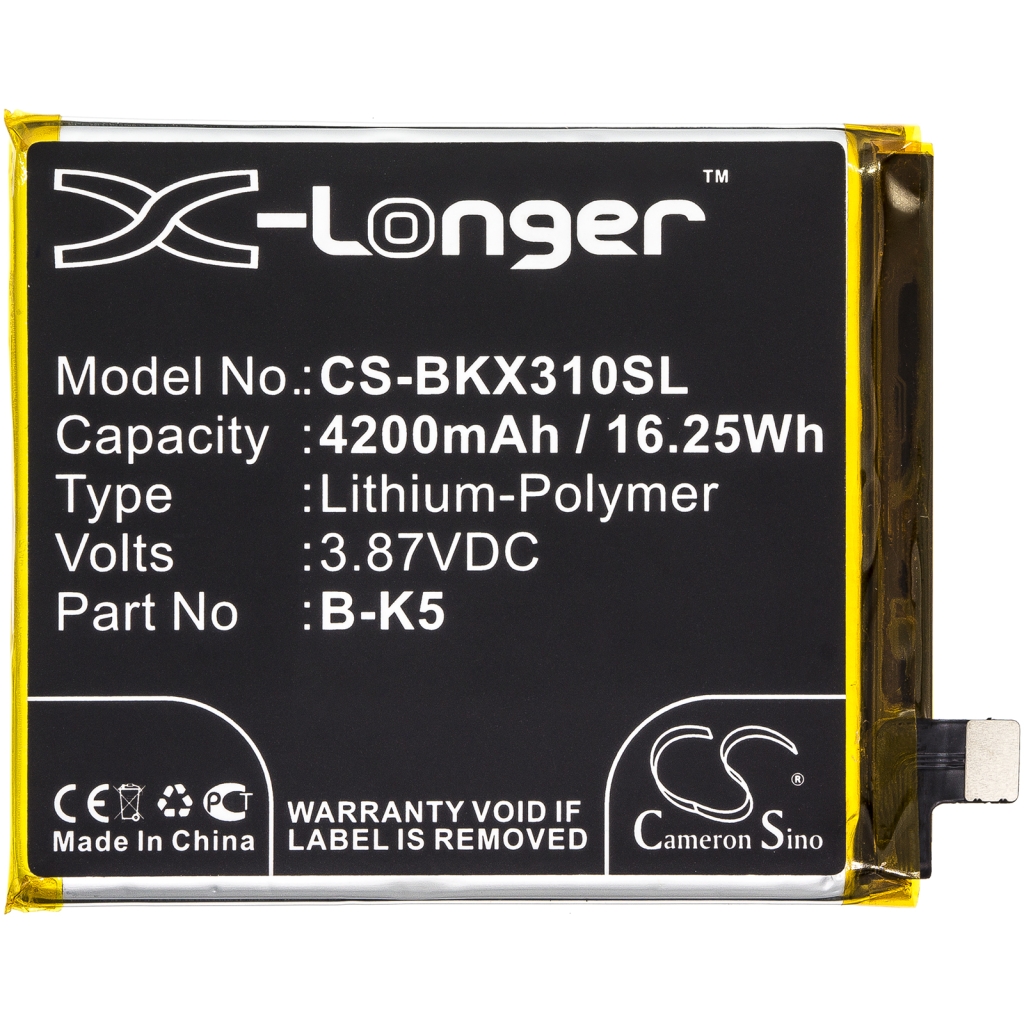 Batteria del telefono cellulare Vivo V1938T (CS-BKX310SL)