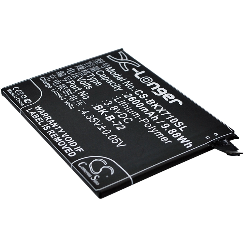 Batteria Sostituisce BK-B-72