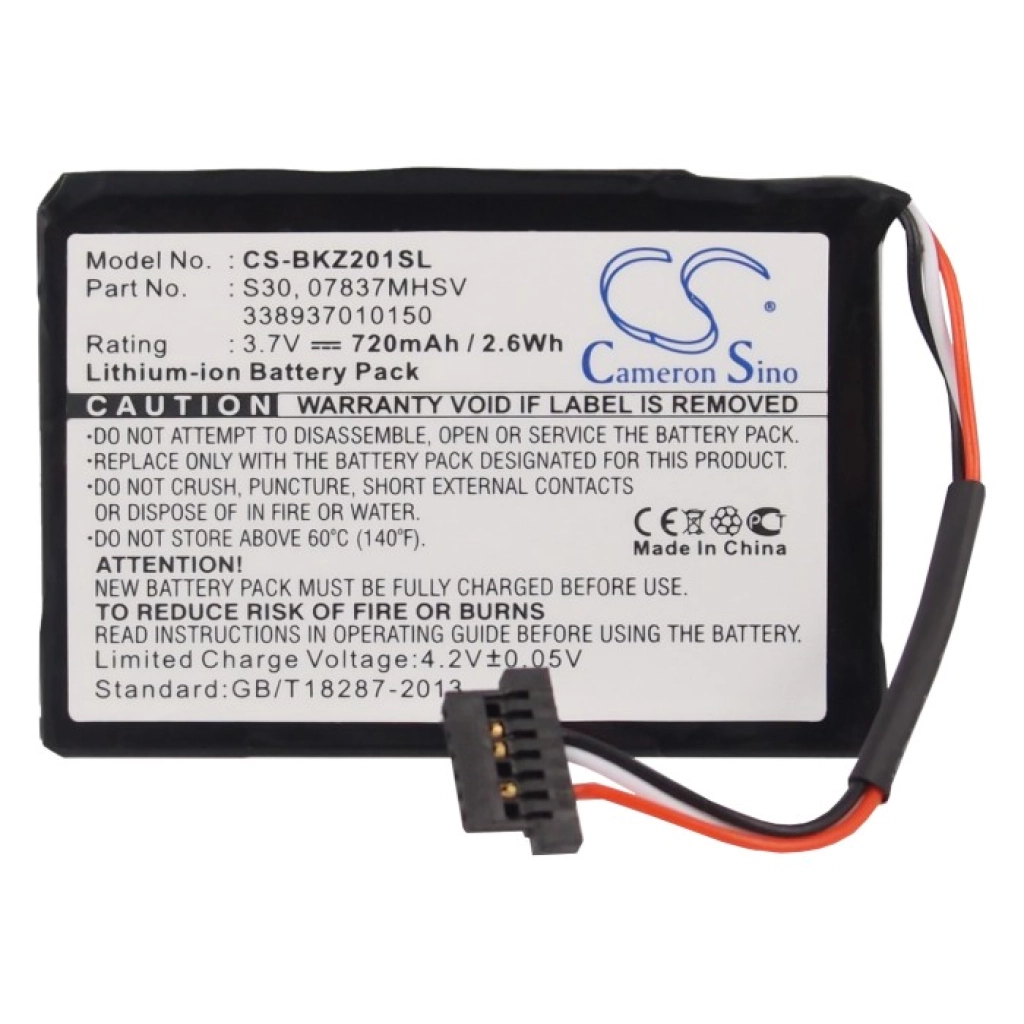 Batteria GPS, navigatore Becker Traffic Assist Z203 (CS-BKZ201SL)