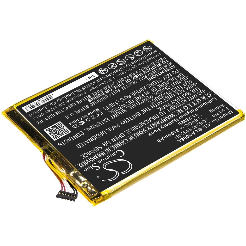 Sostituzione della batteria compatibile per BLU C826734320P