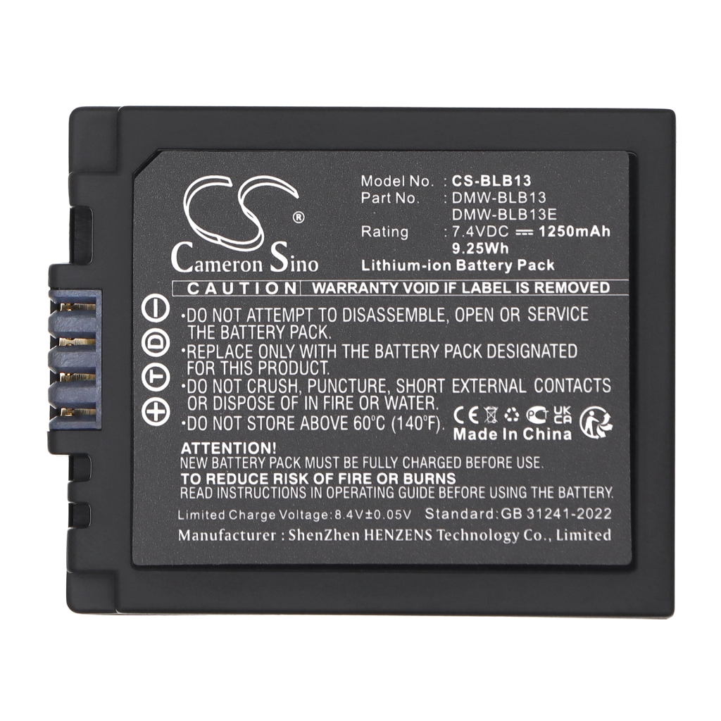 Battery Replaces Panasonic DMW-BLB13E