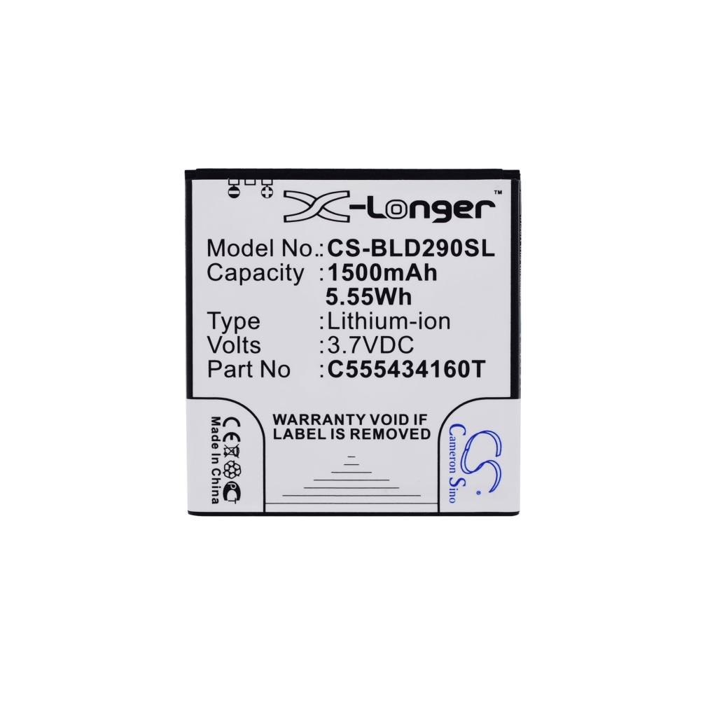 Batteria compatibile con BLU CS-BLD290SL