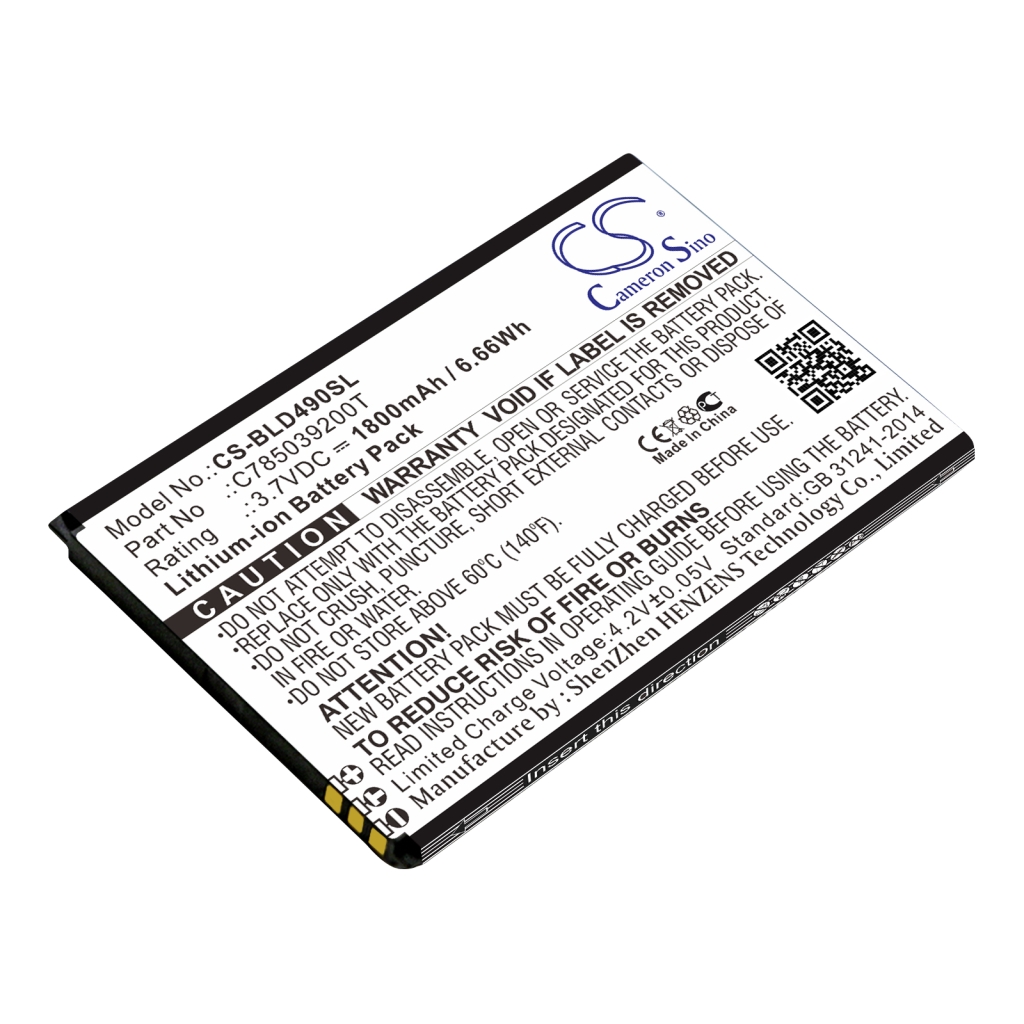 Sostituzione della batteria compatibile per BLU C785039200T