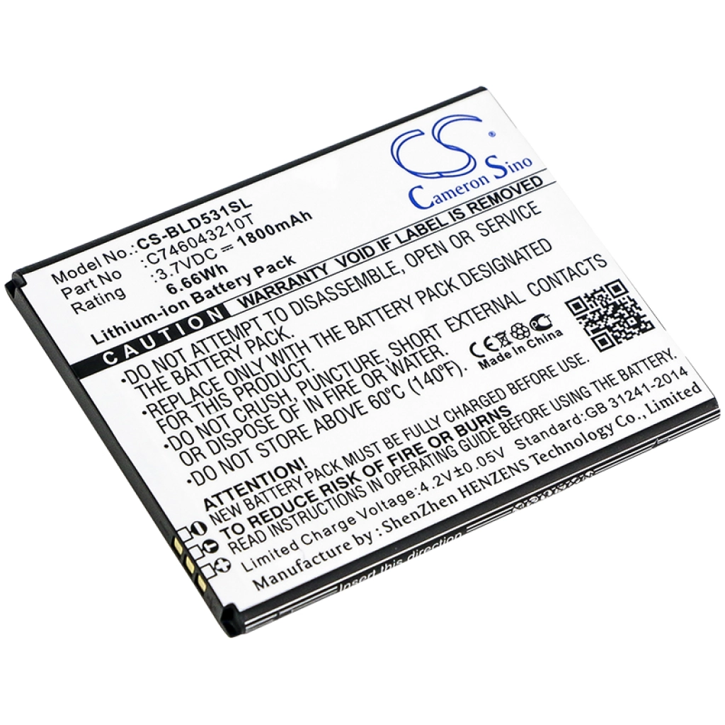 Batterie Sostituisce C746043230T