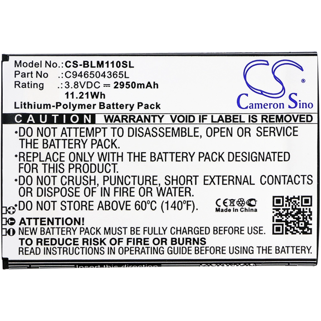 Batterie Batteria del telefono cellulare CS-BLM110SL