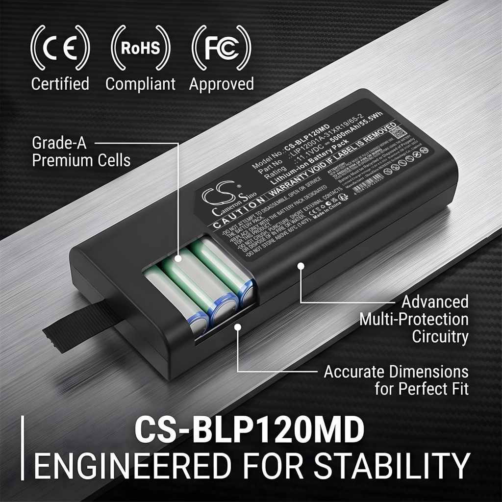 Batteria compatibile con Biolight CS-BLP120MD