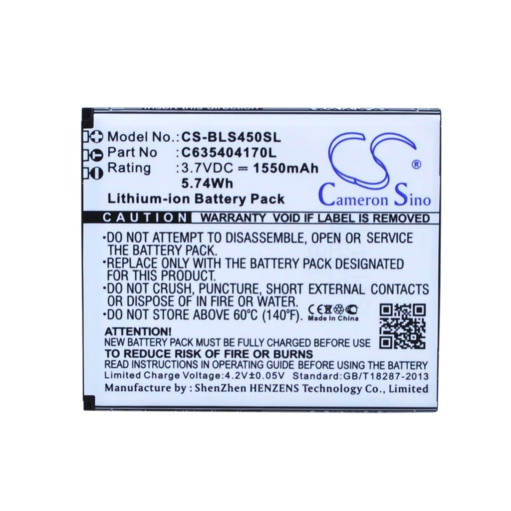 Sostituzione della batteria compatibile per BLU C635404170L