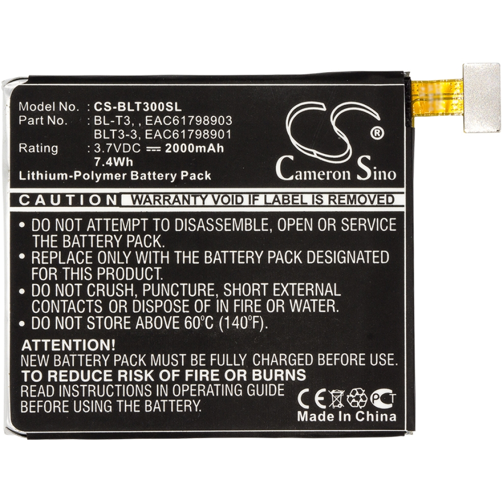 Batterie Batteria compressa CS-BLT300SL
