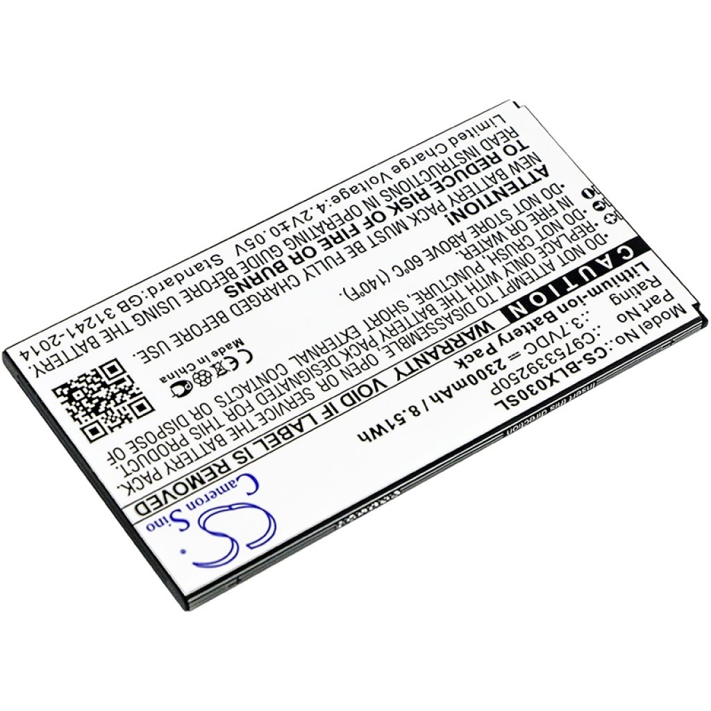 Compatible battery replacement for BLU C975339250P