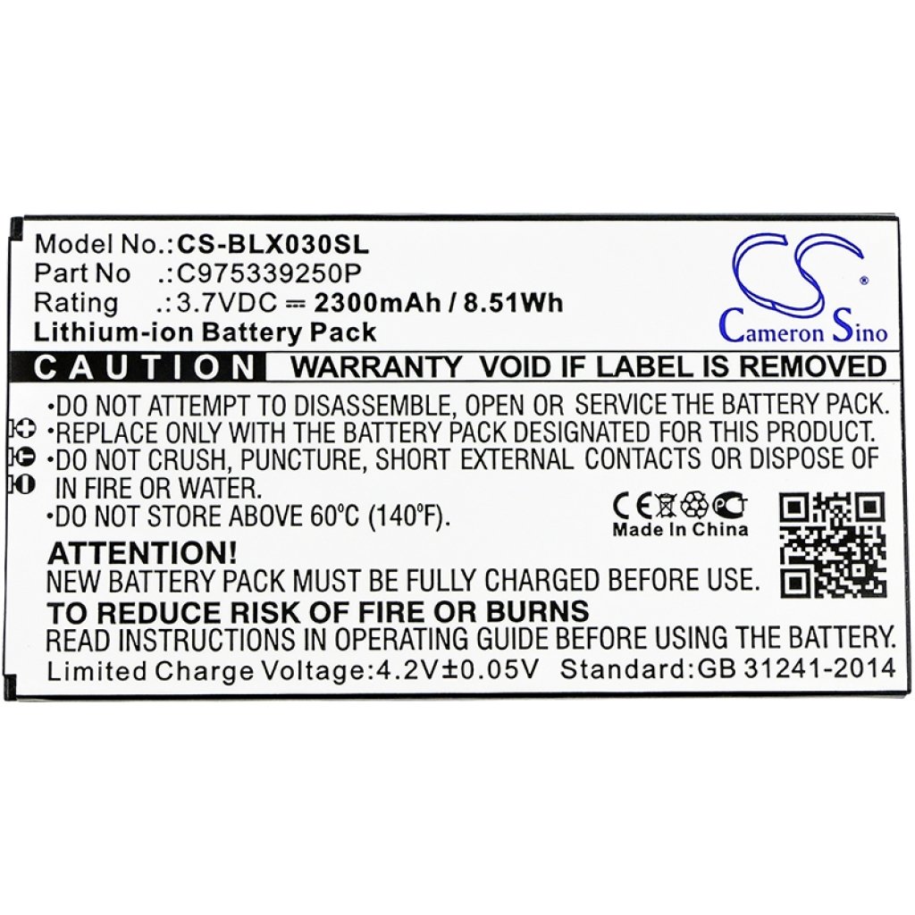 Compatible battery replacement for BLU C975339250P