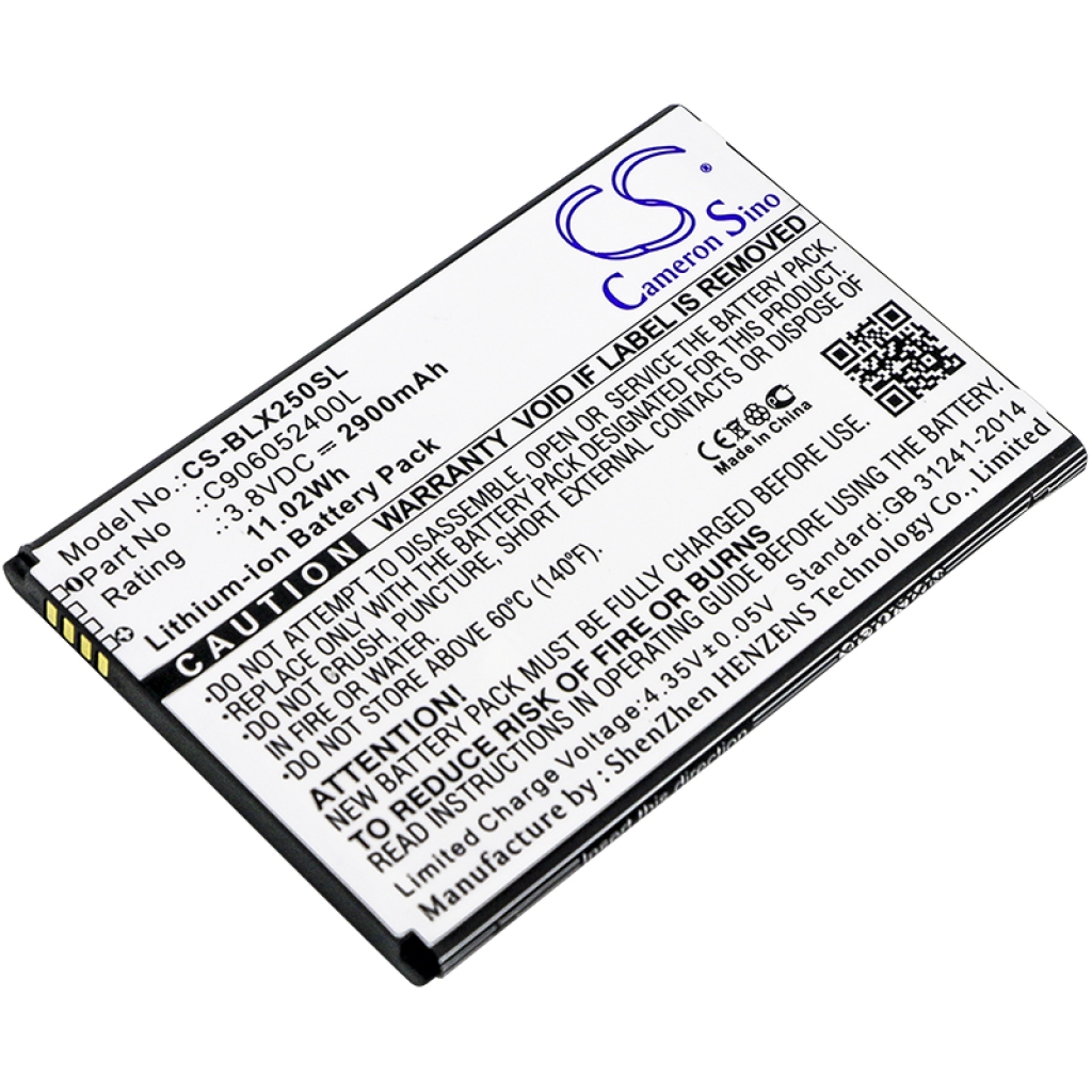 Sostituzione della batteria compatibile per BLU C906052400L