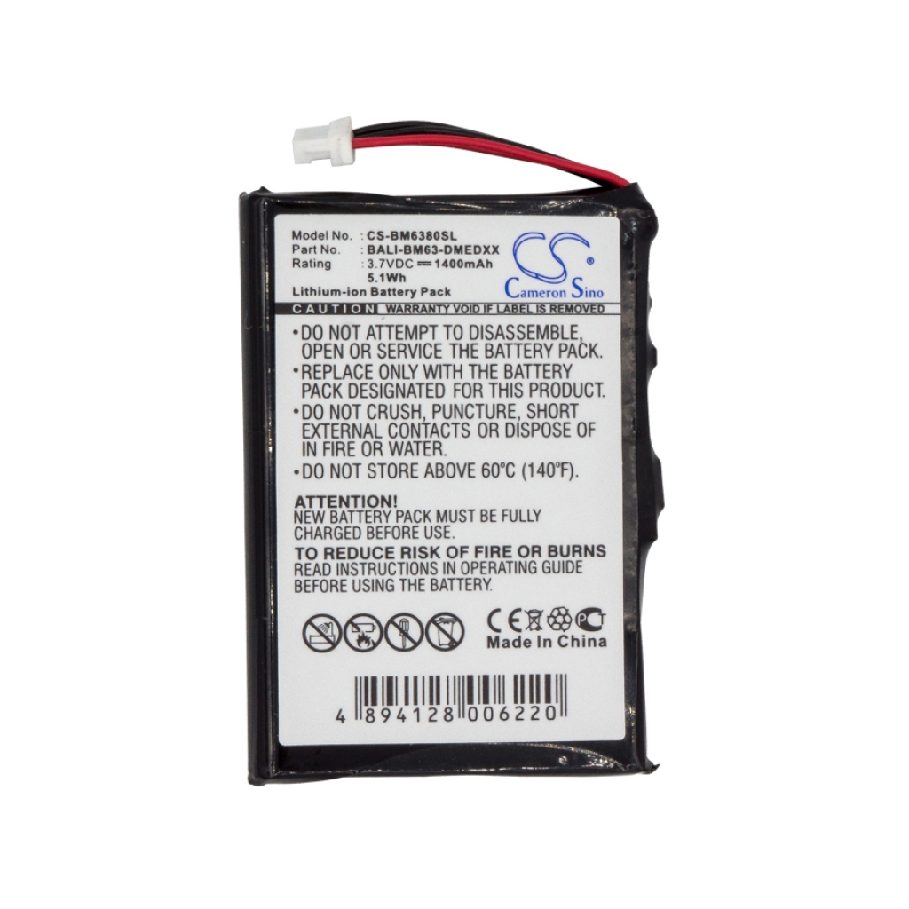 Batteria GPS, navigatore BlueMedia BM6380 (CS-BM6380SL)