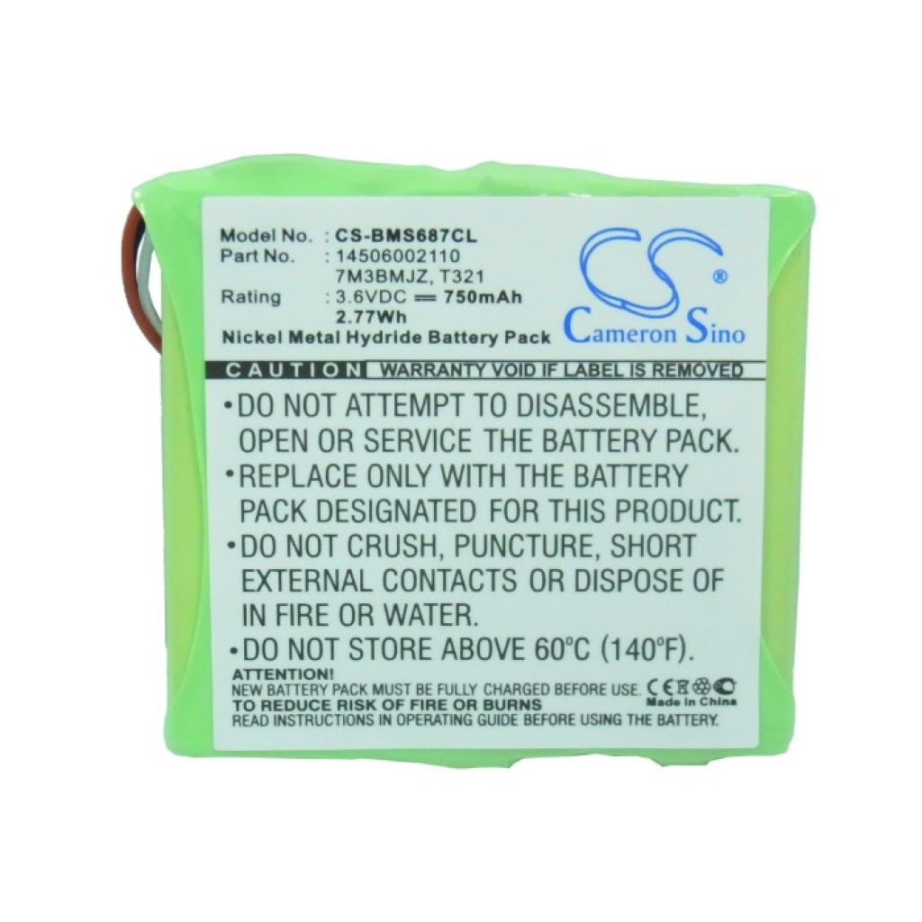 DeTewe GP Schneider Tiptel Batteria Telefono Cordless CS-BMS687CL