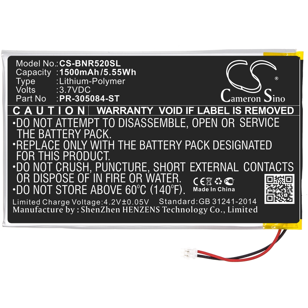 Sostituzione della batteria compatibile per Barnes 