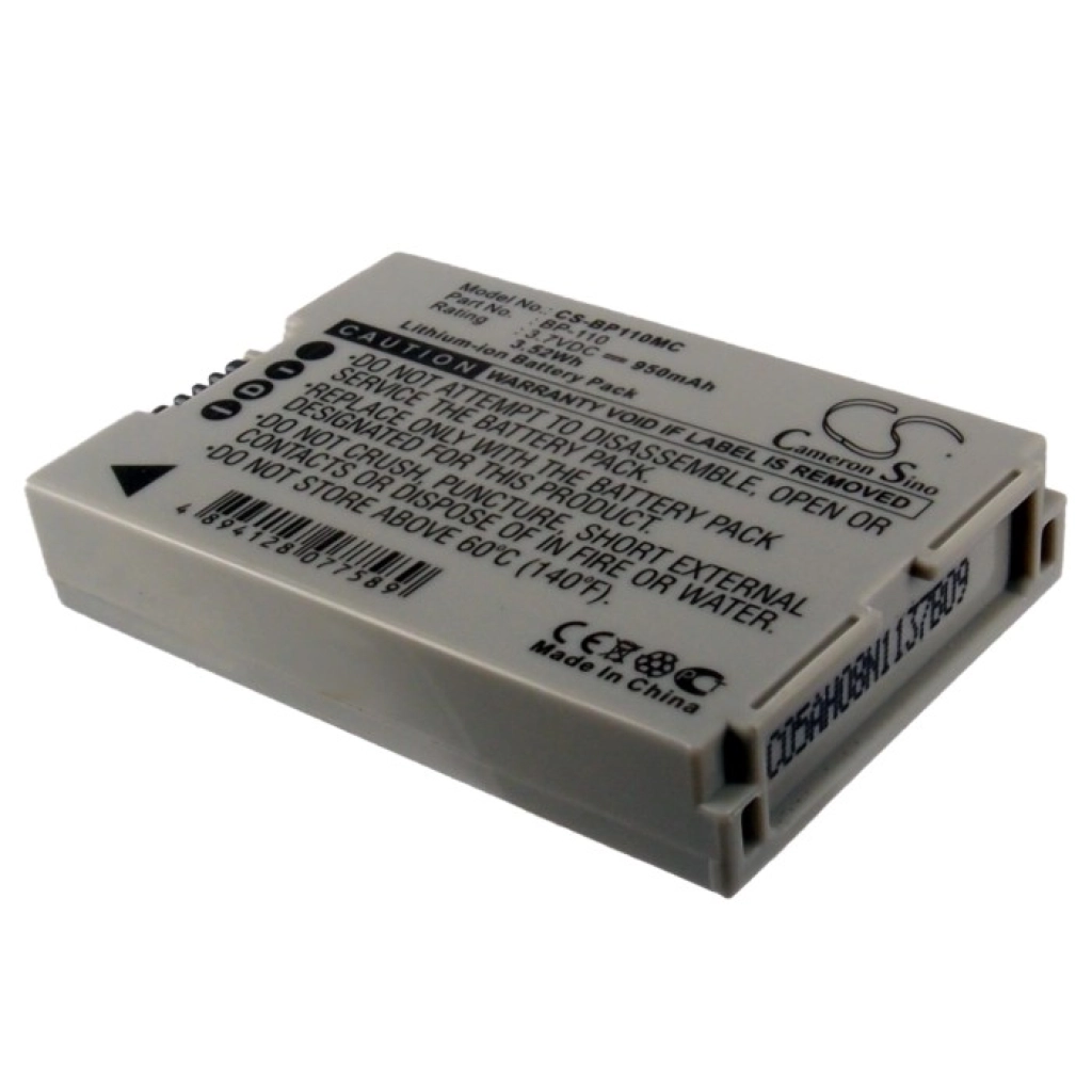 Batteria della fotocamera Canon Legria HF R26 (CS-BP110MC)