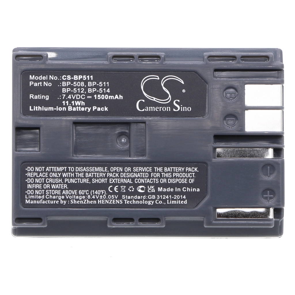 Batteria della fotocamera Canon ZR70MC