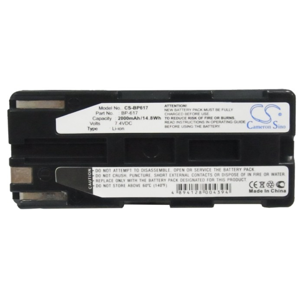 Batteria compatibile con Canon CS-BP617
