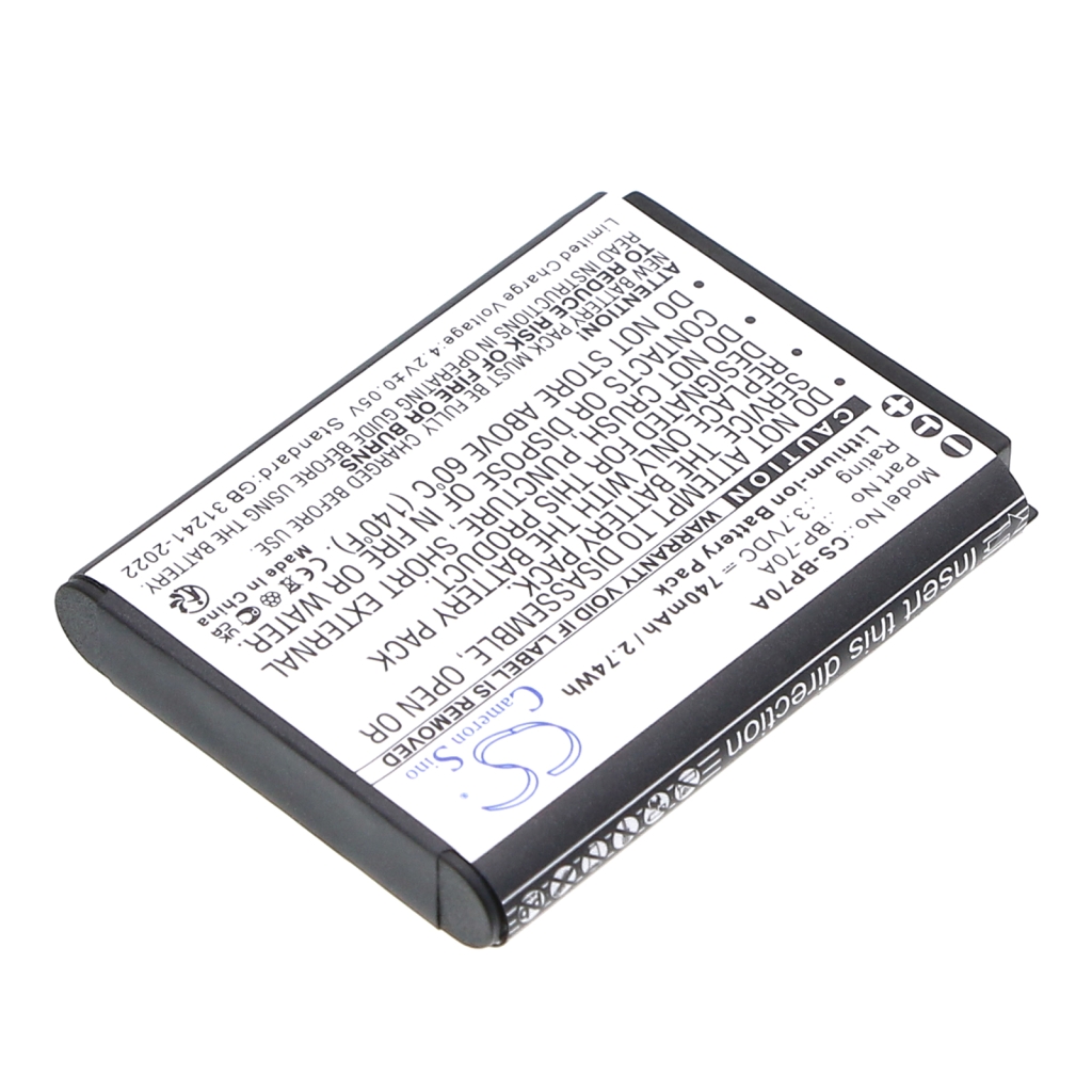 Batterie Sostituisce BP-70EP