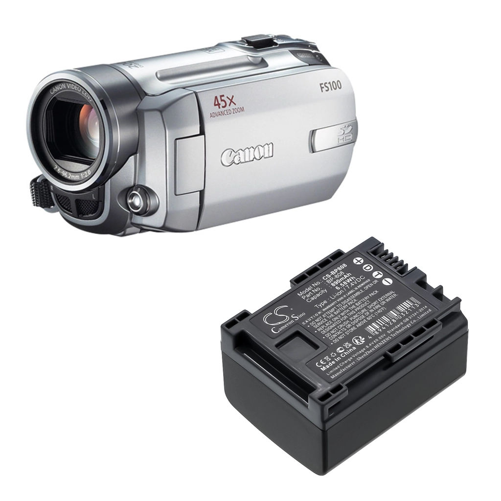 Batteria della fotocamera Canon VIXIA HF S21