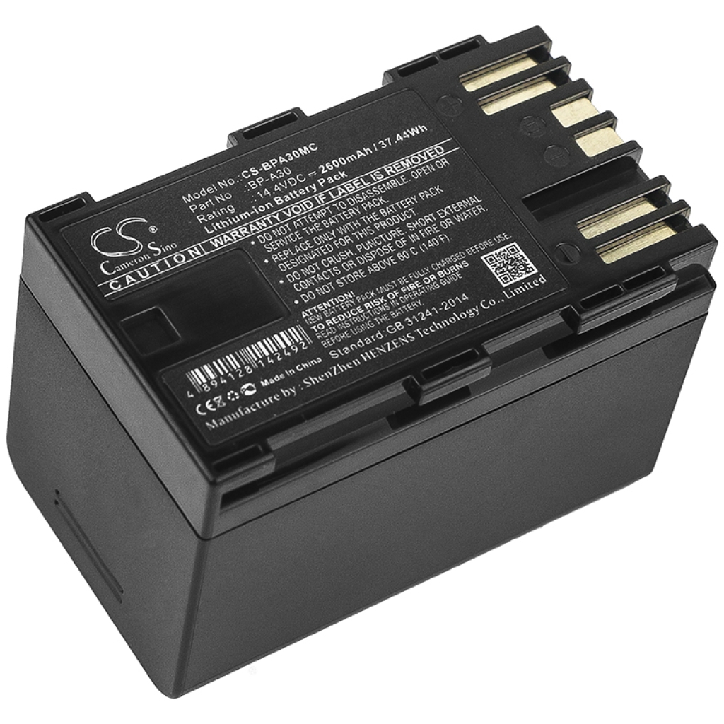 Batterie Batteria della fotocamera CS-BPA30MC