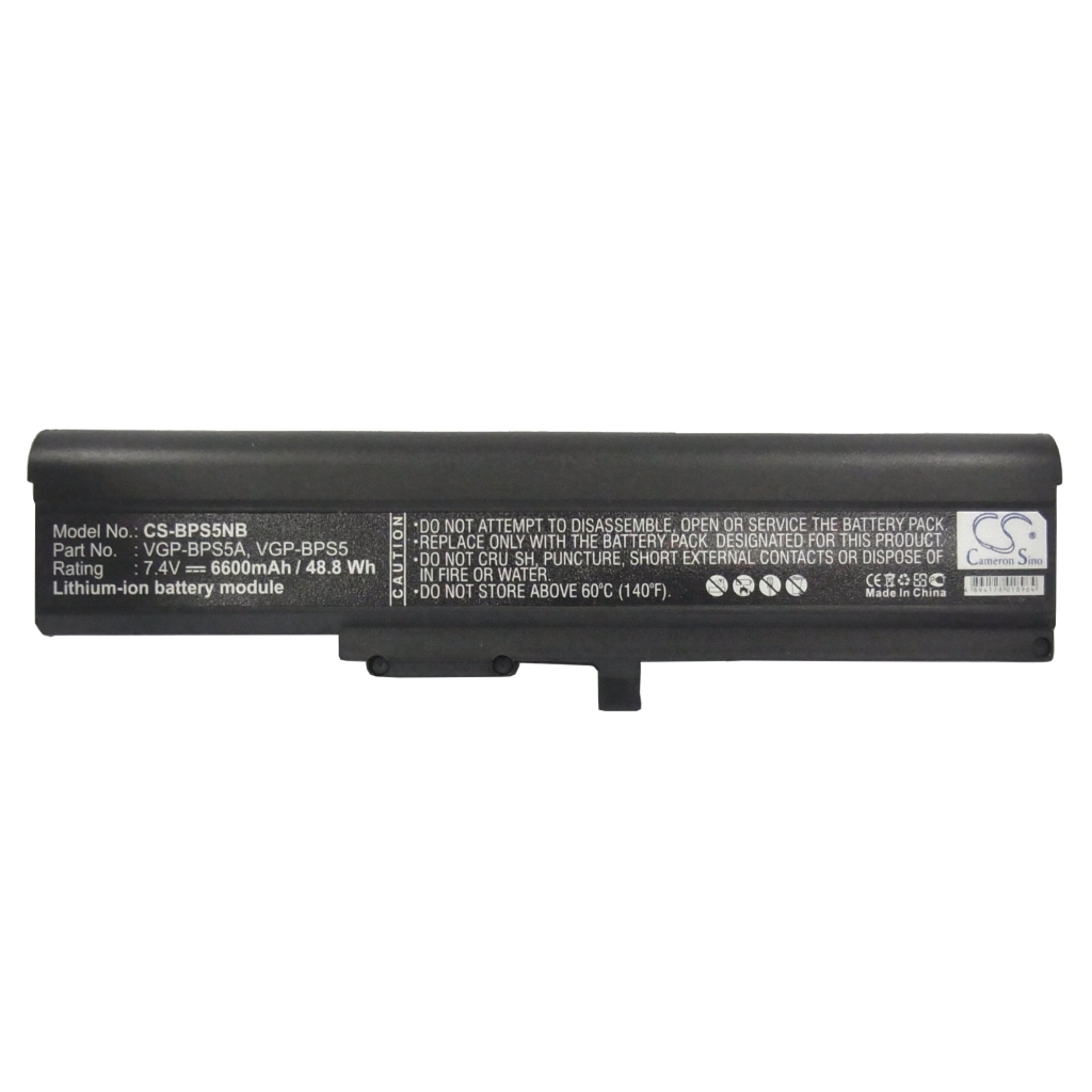 Notebook battery Sony VAIO VGN-TX37CP