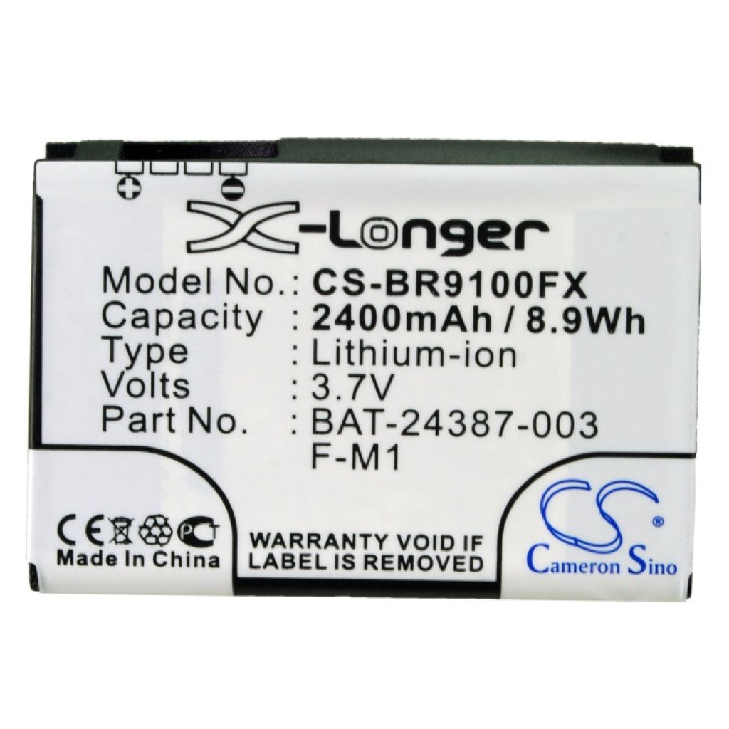 Batteria del telefono cellulare Blackberry CS-BR9100FX