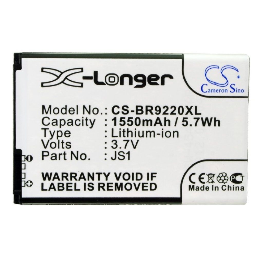 Batteria compatibile con Blackberry CS-BR9220XL