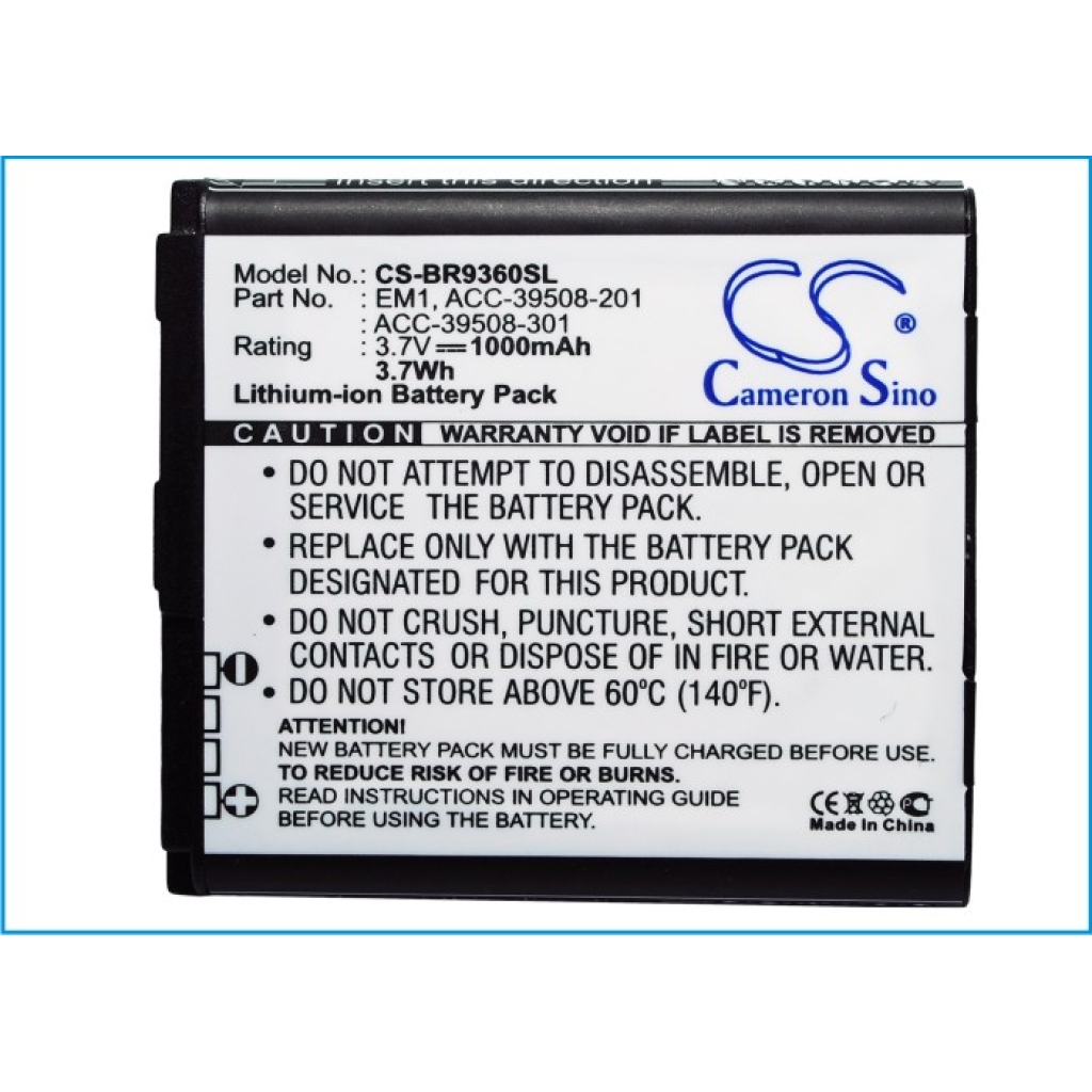 Battery compatible with Blackberry