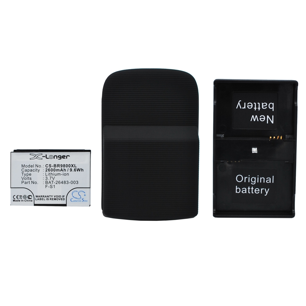 Batteria compatibile con Blackberry CS-BR9800XL