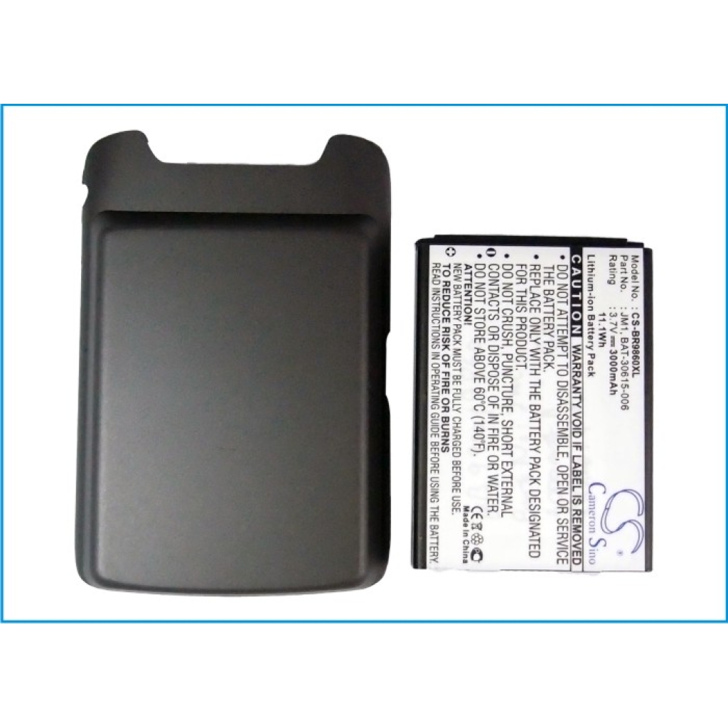 Batteria compatibile con Blackberry CS-BR9860XL