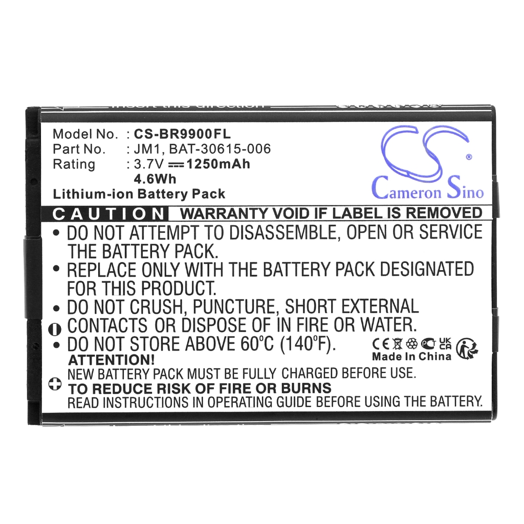 Batteria del telefono cellulare Blackberry Torch 9860